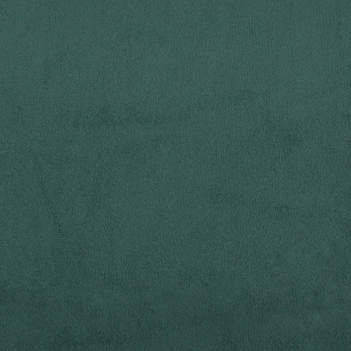 Divano Letto con Letto Estraibile Verde Scuro 100x200cm Velluto 3197310