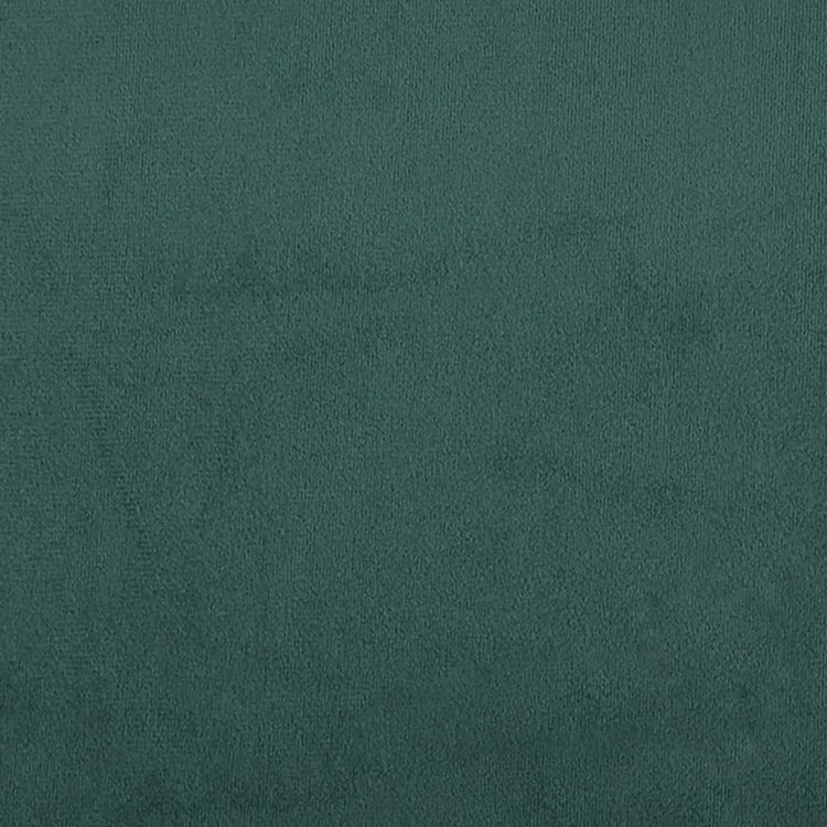 Divano Letto Estraibile Cassetti Verde Scuro 90x200cm Velluto 3197351