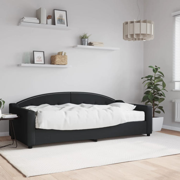 Divano Letto con Materasso Nero 90x200 cm in Tessutocod mxl 104313