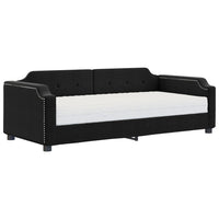 Divano Letto con Materasso Nero 80x200 cm in Tessutocod mxl 72930