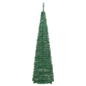 Albero di Natale Artificiale Pop-up con 50 LED Verde 120 cm 357751