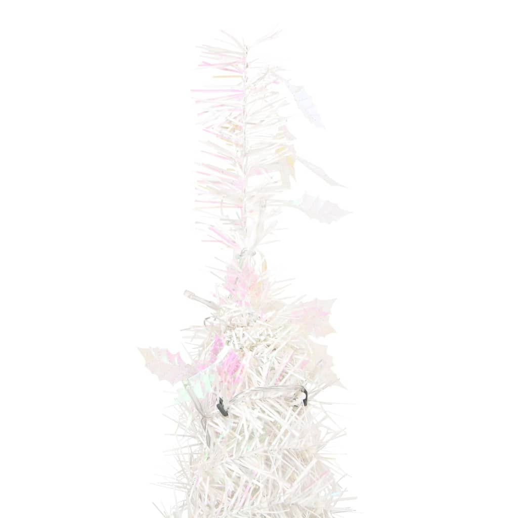 Albero di Natale Artificiale Pop-up con 50 LED Bianco 120 cm 357752