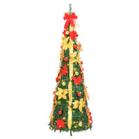 Albero di Natale Artificiale Pop-up con 100 LED Verde 150 cm 357761