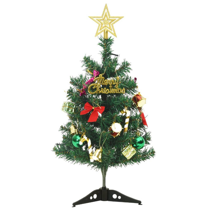 Mini Albero di Natale Artificiale con 20 LED Verde 45 cm 357767