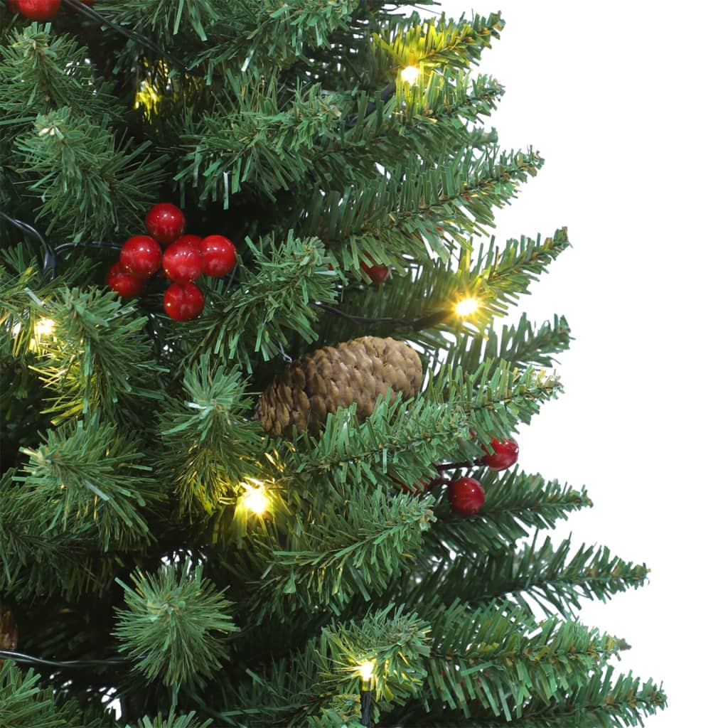 Alberi di Natale Artificiali 2 pz con 100 LED Verde 120 cm 357770