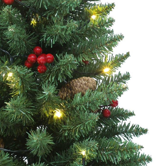 Alberi di Natale Artificiali 2 pz con 100 LED Verde 120 cm 357770