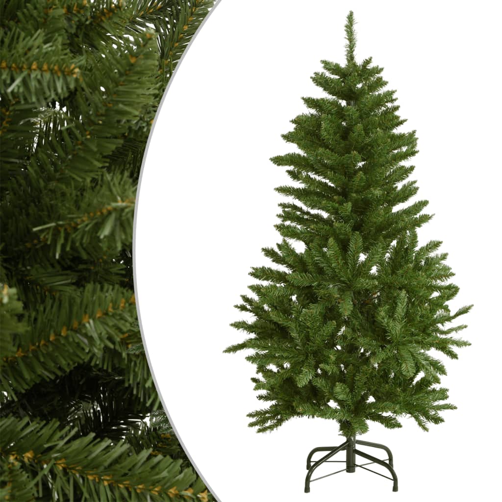 Albero di Natale Artificiale Incernierato con Base Verde 120 cm 357777