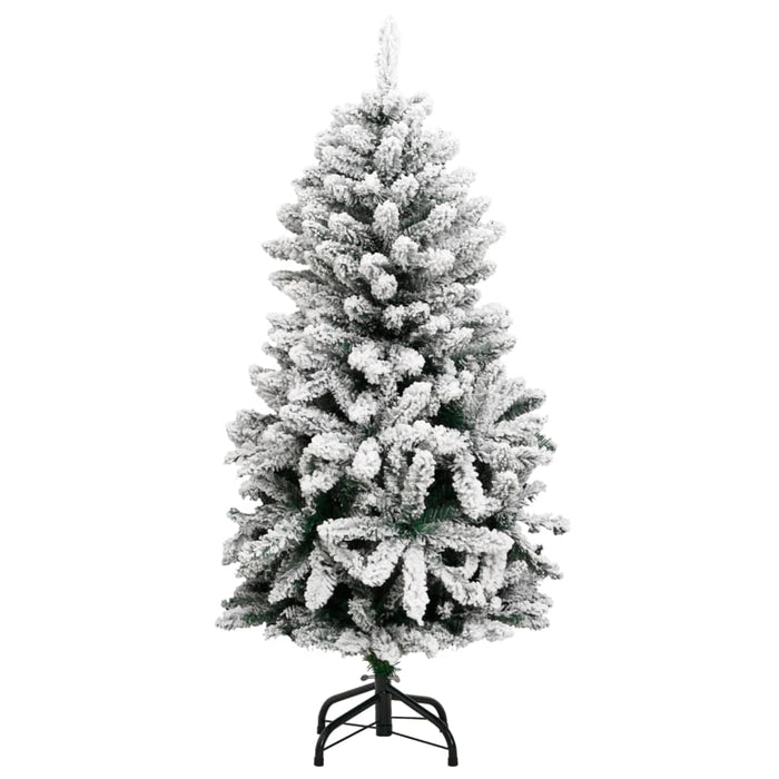 Albero Natale Artificiale Incernierato con Neve Fioccata 120 cm 357791