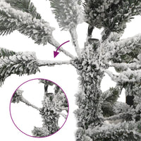 Albero Natale Artificiale Incernierato con Neve Fioccata 120 cm 357791