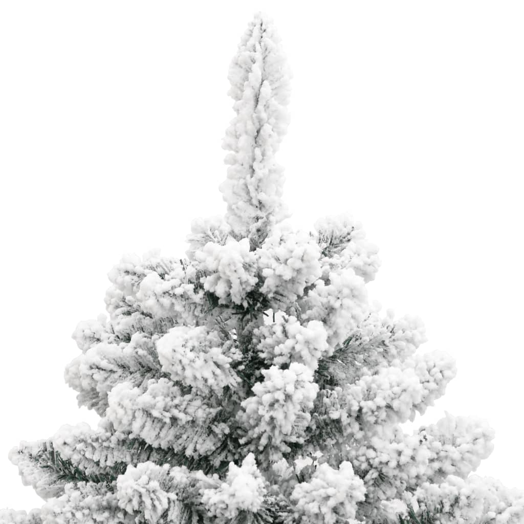 Albero Natale Artificiale Incernierato con Neve Fioccata 120 cm 357791