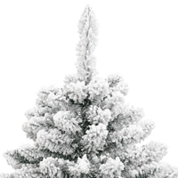 Albero Natale Artificiale Incernierato con Neve Fioccata 120 cm 357791