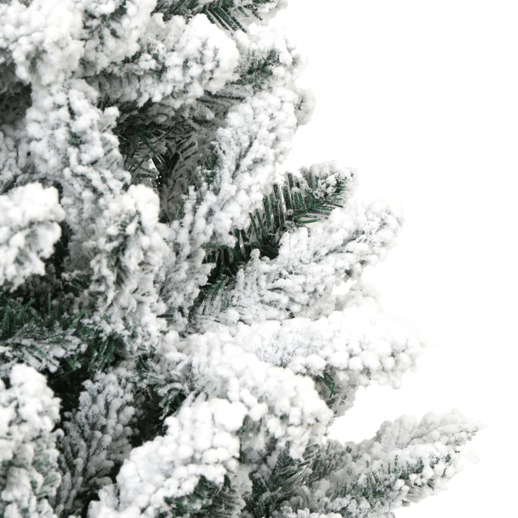 Albero Natale Artificiale Incernierato con Neve Fioccata 120 cm 357791