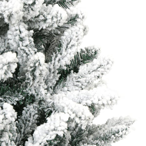 Albero Natale Artificiale Incernierato con Neve Fioccata 120 cm 357791