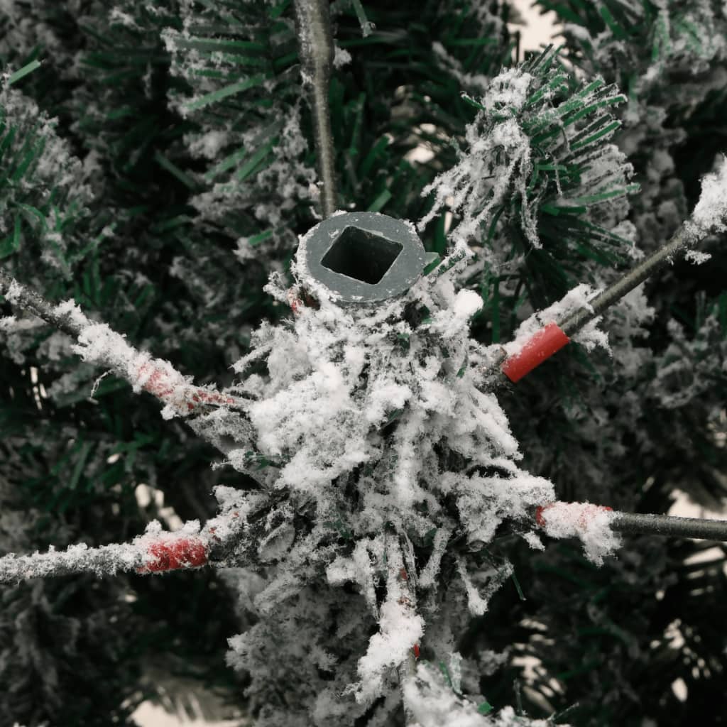 Albero Natale Artificiale Incernierato con Neve Fioccata 120 cm 357791