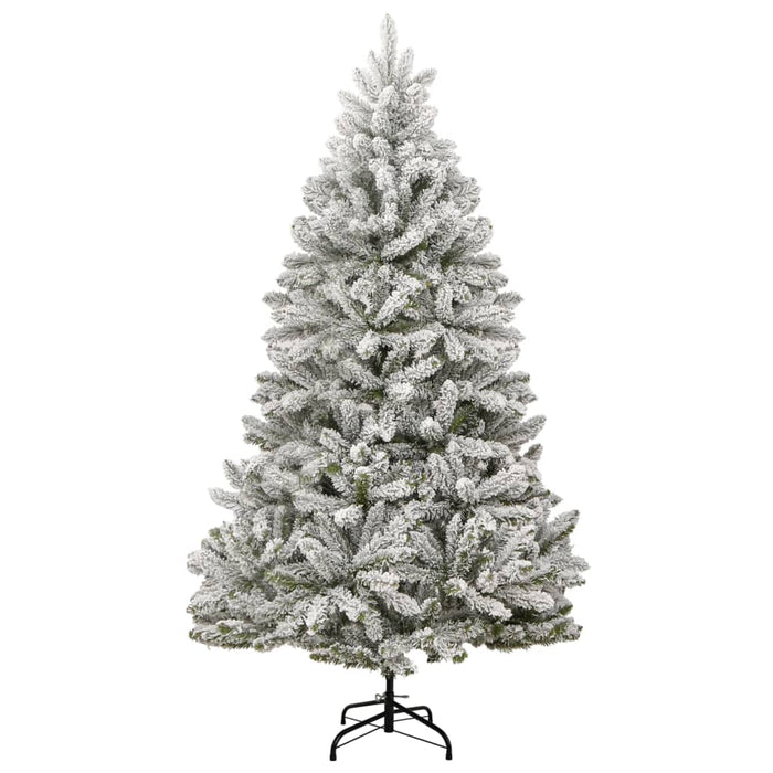 Albero Natale Artificiale Incernierato con Neve Fioccata 270 cm 357796