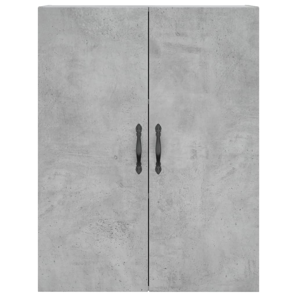 Credenza Grigio Cemento 69,5x34x180 cm in Legno Multistrato 3198061