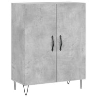 Credenza Grigio Cemento 69,5x34x180 cm in Legno Multistrato 3198061