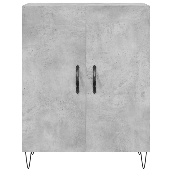 Credenza Grigio Cemento 69,5x34x180 cm in Legno Multistrato 3198061