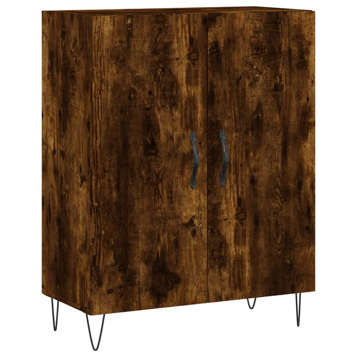 Credenza Rovere Fumo  69,5x34x180 cm in Legno Multistrato 3198062