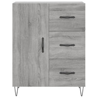 Credenza Grigio Sonoma 69,5x34x180 cm in Legno Multistrato 3198095