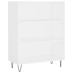 Credenza Bianco Lucido 69,5x34x180 cm in Legno Multistrato 3198115