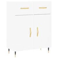 Credenza Bianca 69,5x34x180 cm in Legno Multistrato 3198129