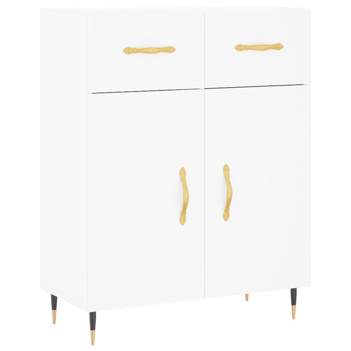 Credenza Bianca 69,5x34x180 cm in Legno Multistrato 3198129