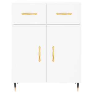 Credenza Bianca 69,5x34x180 cm in Legno Multistrato 3198129