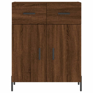 Credenza Rovere Marrone 69,5x34x180 cm in Legno Multistrato 3198160