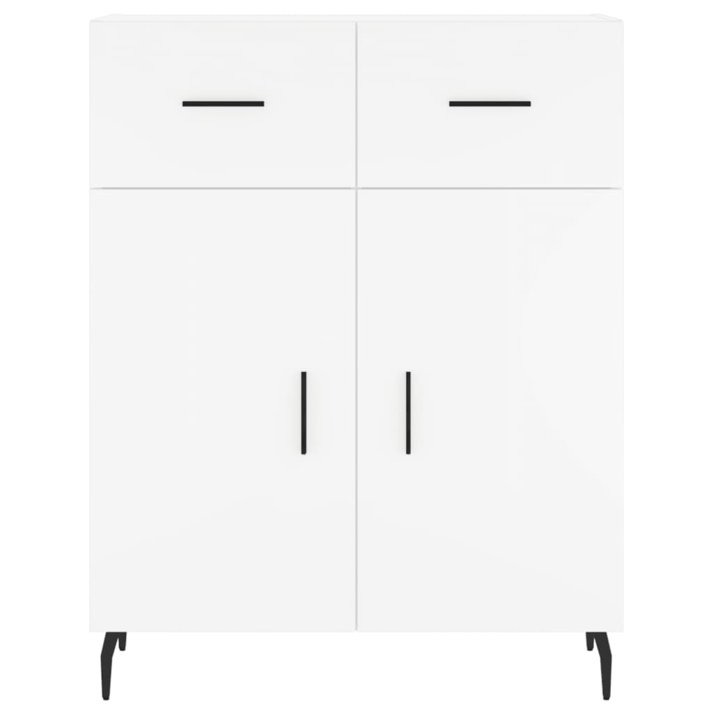 Credenza Bianca 69,5x34x180 cm in Legno Multistrato 3198161