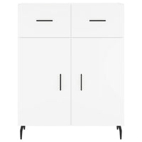 Credenza Bianca 69,5x34x180 cm in Legno Multistrato 3198161