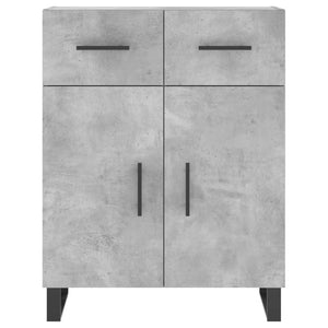 Credenza Grigio Cemento 69,5x34x180 cm in Legno Multistrato 3198173