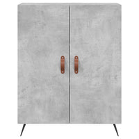 Credenza Grigio Cemento 69,5x34x180 cm in Legno Multistrato 3198189