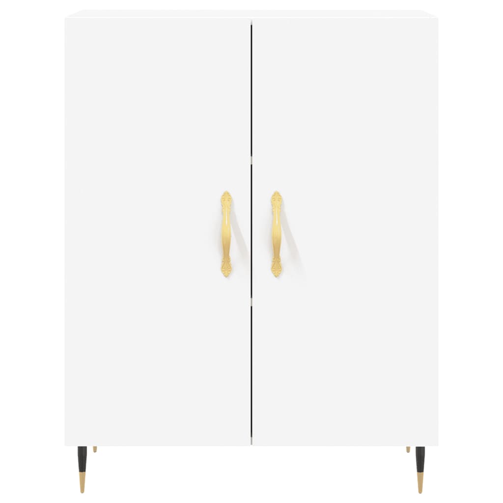 Credenza Bianca 69,5x34x180 cm in Legno Multistrato 3198193