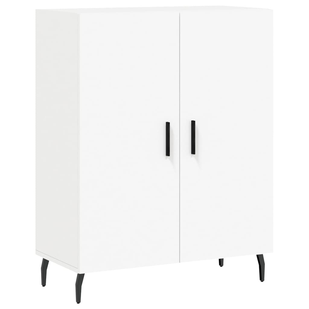 Credenza Bianca 69,5x34x180 cm in Legno Multistrato 3198225