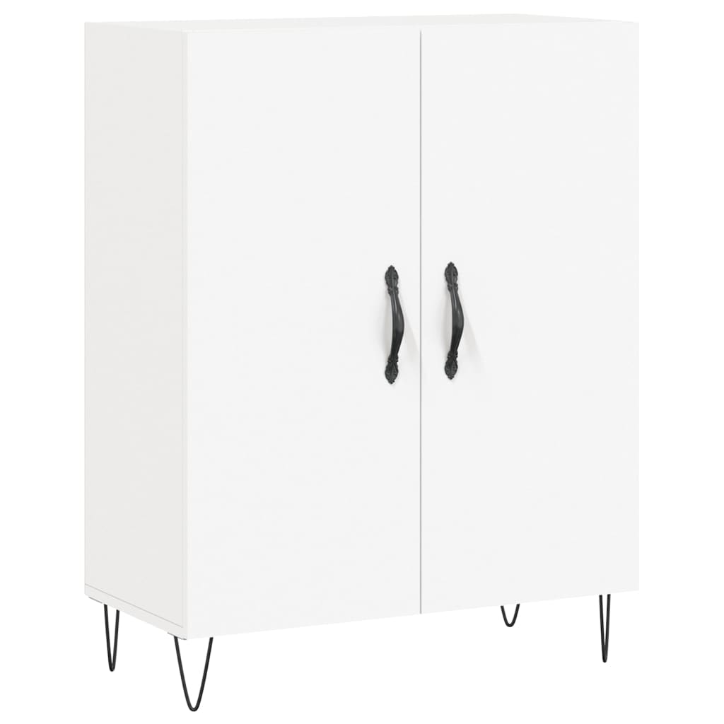 Credenza Bianca 69,5x34x180 cm in Legno Multistrato 3198241