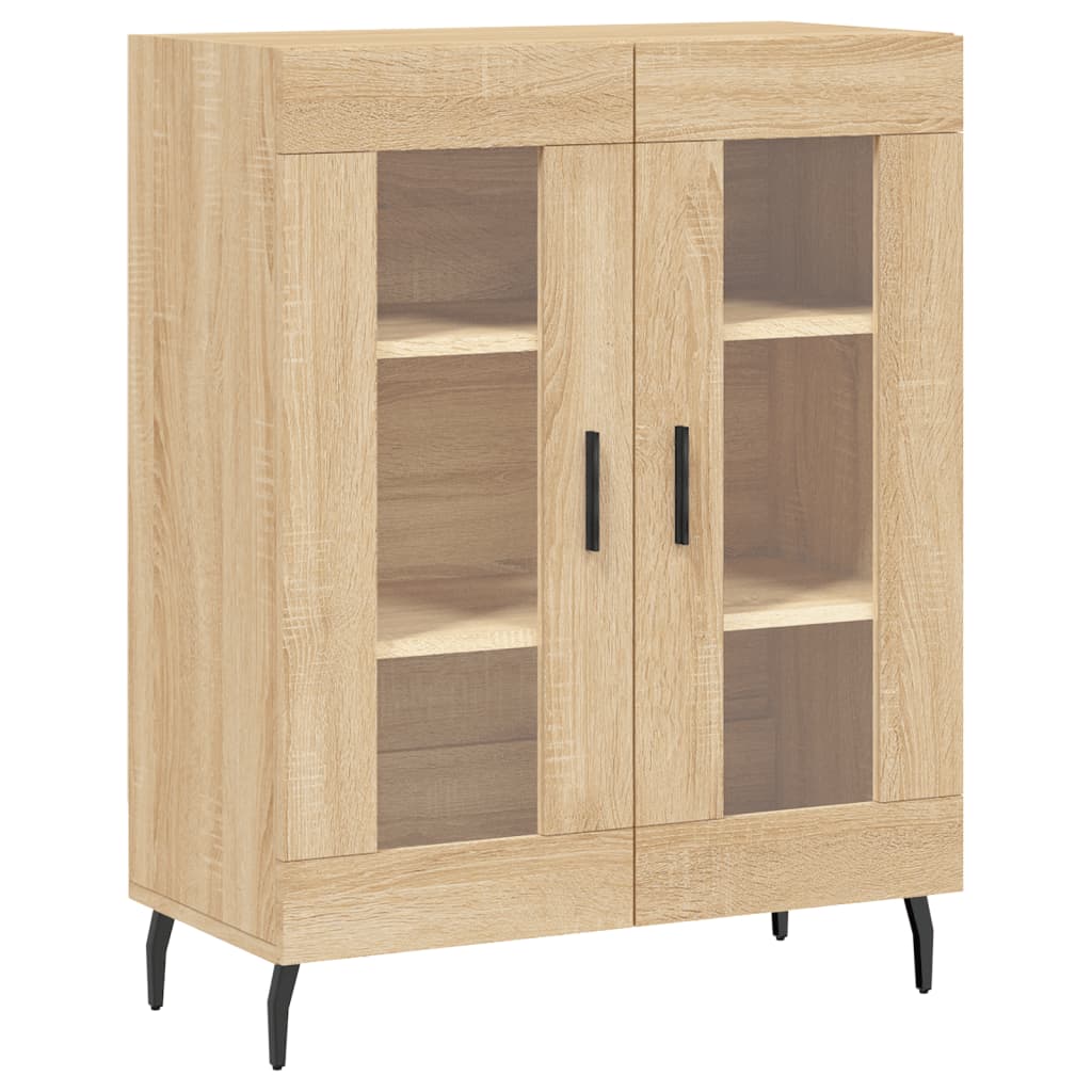 Credenza Rovere Sonoma 69,5x34x180 cm in Legno Multistrato 3198292