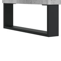 Credenza Grigio Cemento 69,5x34x180 cm in Legno Multistrato 3198301