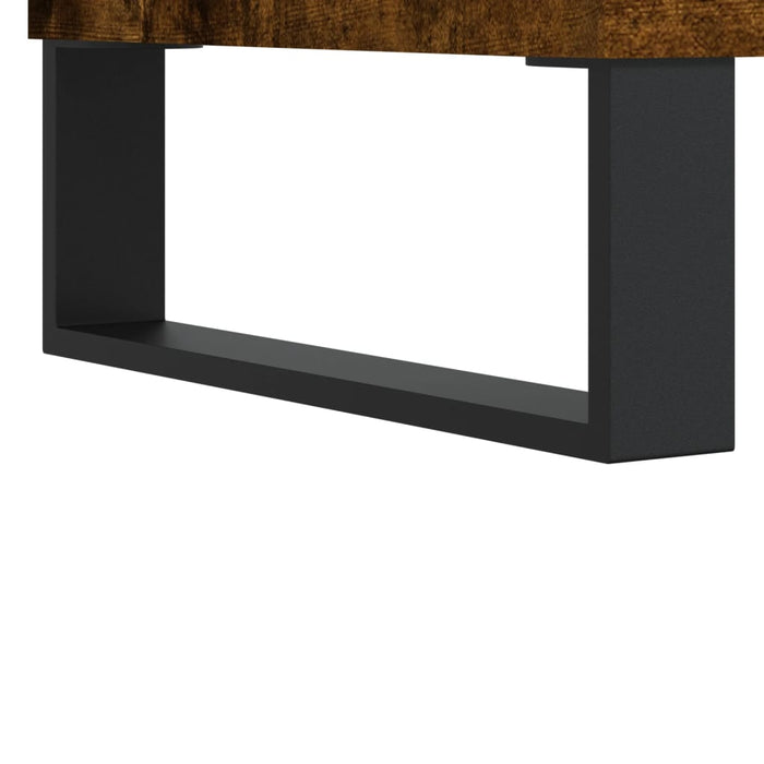 Credenza Rovere Fumo  69,5x34x180 cm in Legno Multistrato 3198302