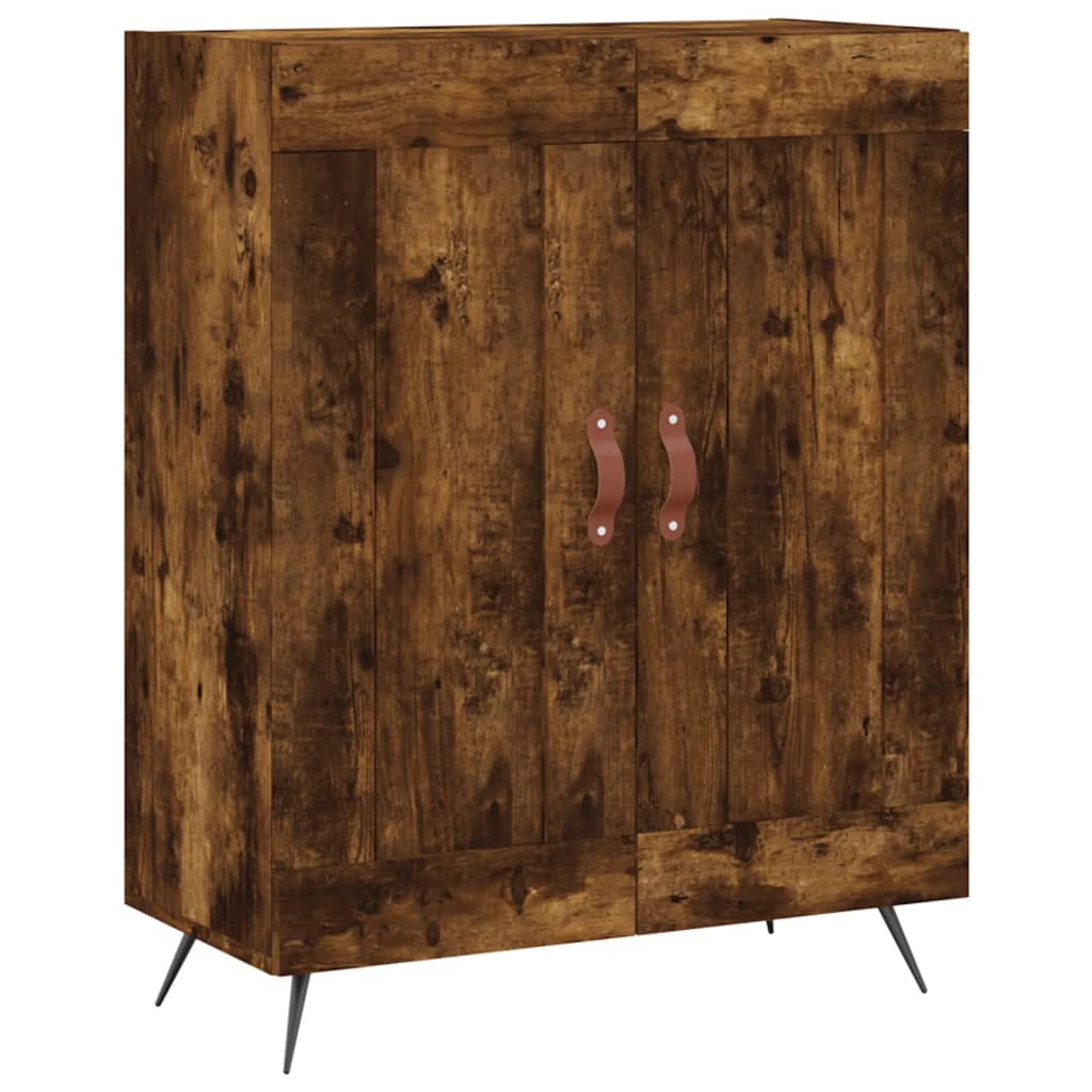 Credenza Rovere Fumo  69,5x34x180 cm in Legno Multistrato 3198318