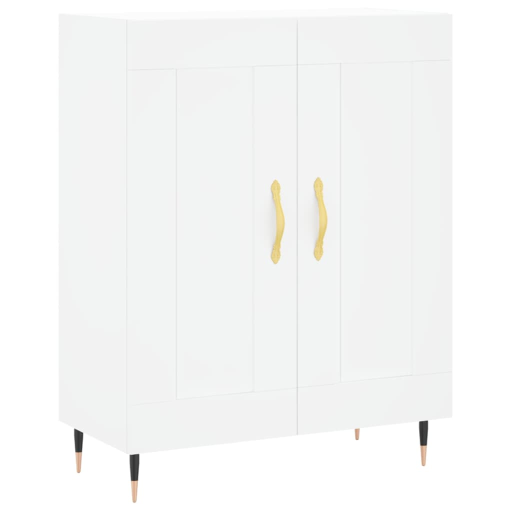 Credenza Bianca 69,5x34x180 cm in Legno Multistrato 3198321