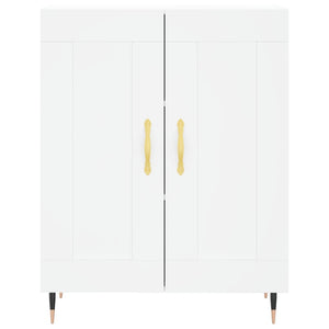 Credenza Bianca 69,5x34x180 cm in Legno Multistrato 3198321