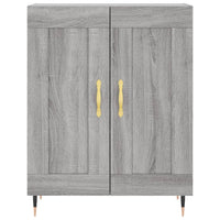 Credenza Grigio Sonoma 69,5x34x180 cm in Legno Multistrato 3198327