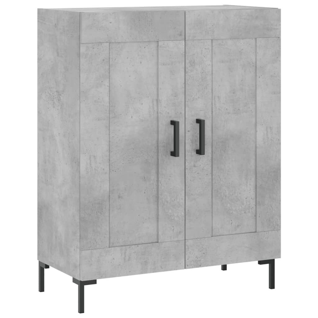 Credenza Grigio Cemento 69,5x34x180 cm in Legno Multistrato 3198341