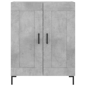 Credenza Grigio Cemento 69,5x34x180 cm in Legno Multistrato 3198341