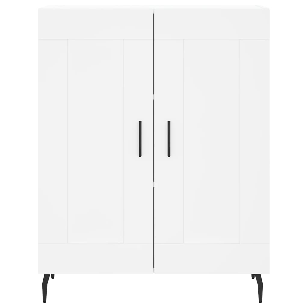 Credenza Bianca 69,5x34x180 cm in Legno Multistrato 3198353