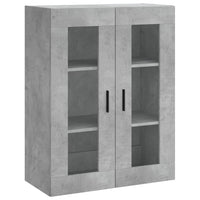 Credenza Grigio Cemento 69,5x34x180 cm in Legno Multistrato 3198357