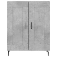 Credenza Grigio Cemento 69,5x34x180 cm in Legno Multistrato 3198357