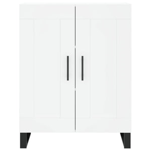 Credenza Bianca 69,5x34x180 cm in Legno Multistrato 3198361