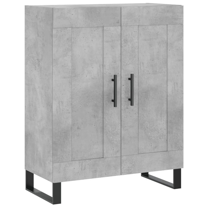 Credenza Grigio Cemento 69,5x34x180 cm in Legno Multistrato 3198365